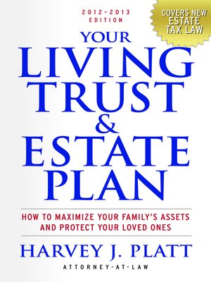 cover image of Your Living Trust and Estate Plan, 2012-2013 Edition
